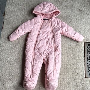 Pink Quilted Kids One Piece